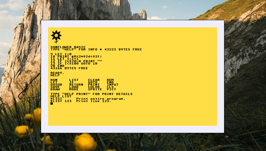 Showing onscreen help. Showing onscreen help.