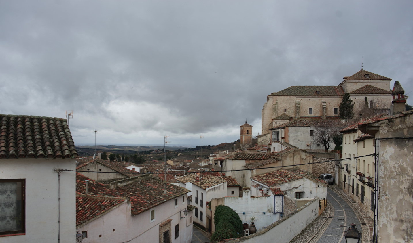 View from the top of the hill in Chinchon, Spain.